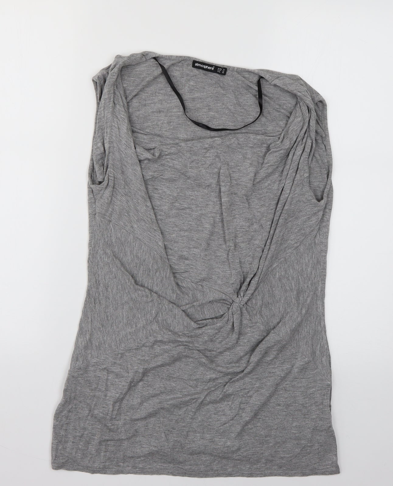 Womens UK Size 14 Atmosphere Grey Basic Blouse