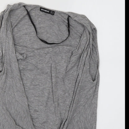 Womens UK Size 14 Atmosphere Grey Basic Blouse