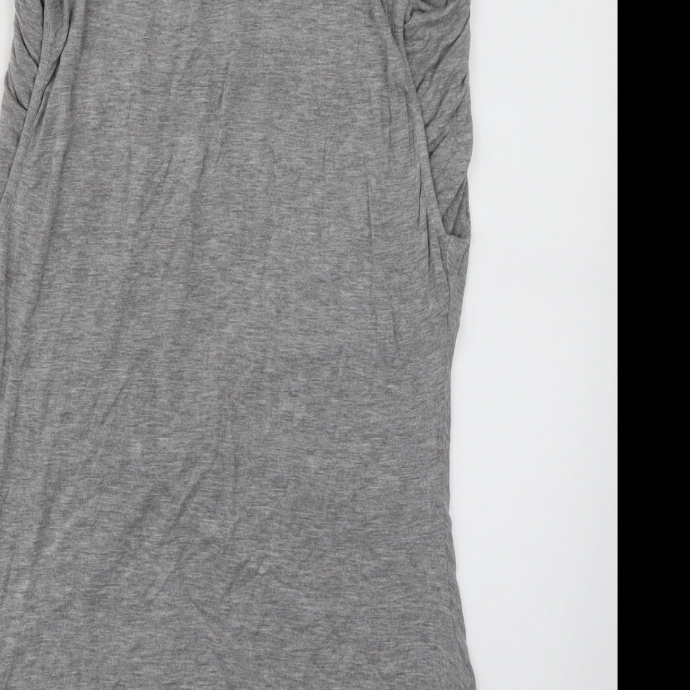 Womens UK Size 14 Atmosphere Grey Basic Blouse