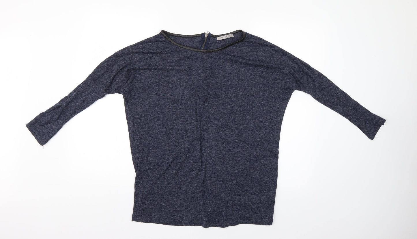 Womens UK Size 6 Atmosphere Grey Basic Blouse