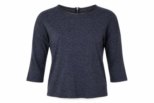 Front view of Atmosphere women’s grey basic blouse, size UK 6
