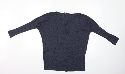 Womens UK Size 6 Atmosphere Grey Basic Blouse