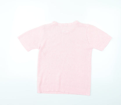 Damart Girls Pink   Pullover Jumper Size 10-11 Years