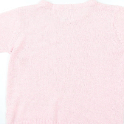 Damart Girls Pink   Pullover Jumper Size 10-11 Years