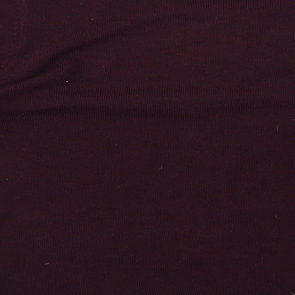 Womens UK Size 10 Sara Purple Cardigan Jumper