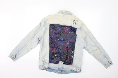 Womens UK Size 10 New Look Blue Jacket