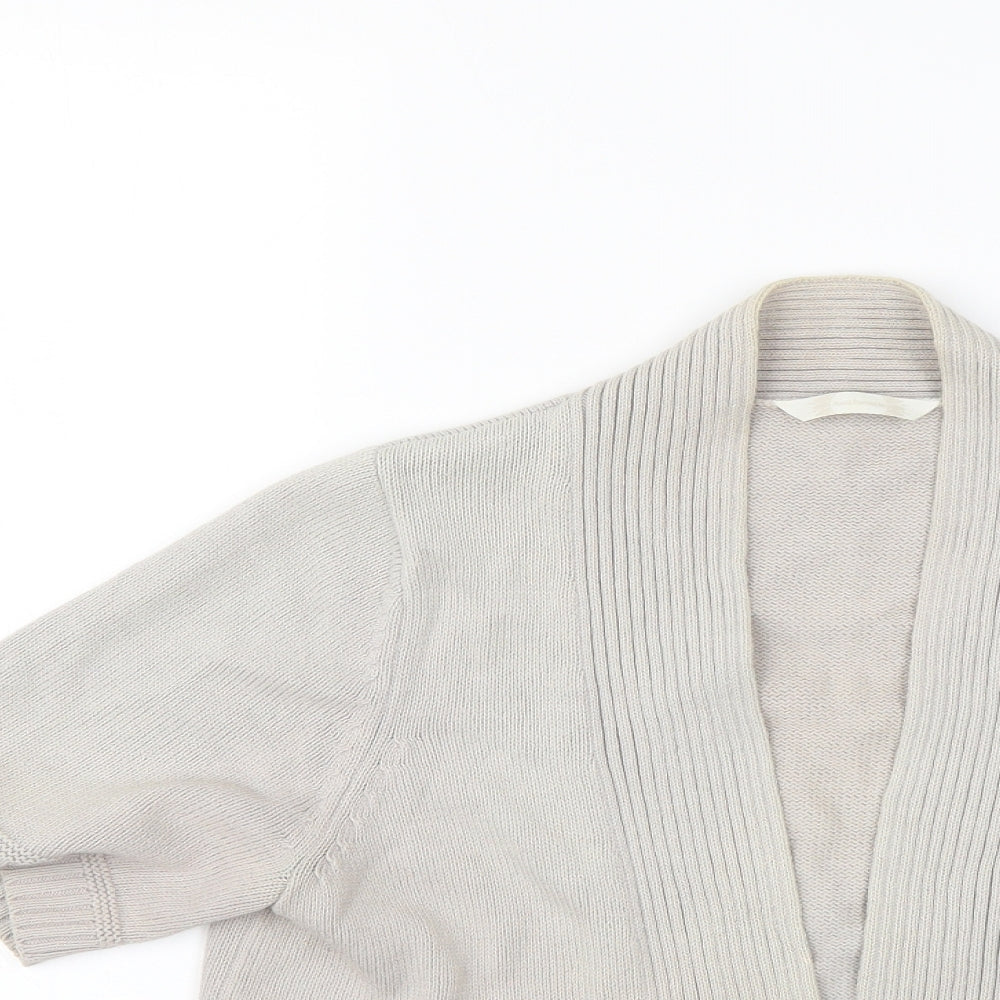 Womens UK Size 14 BHS Beige Cardigan Jumper