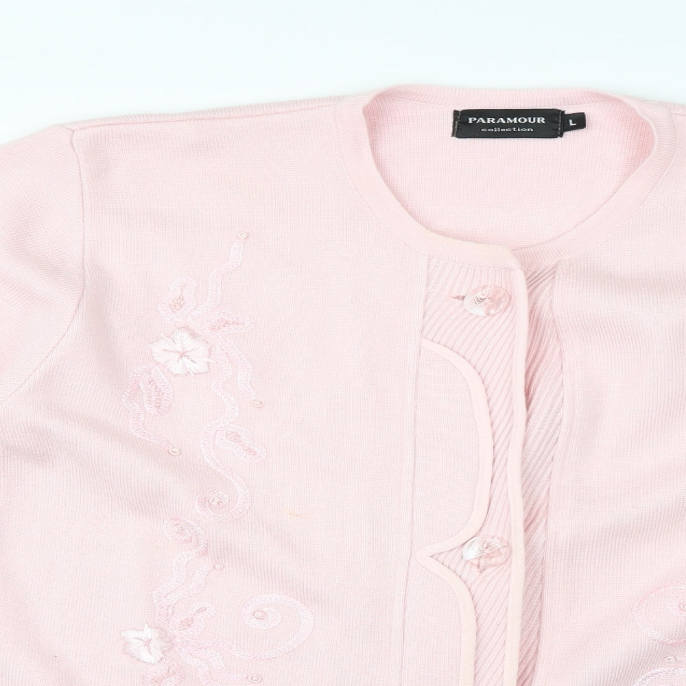 Paramour Womens Pink   Jacket Coat Size L