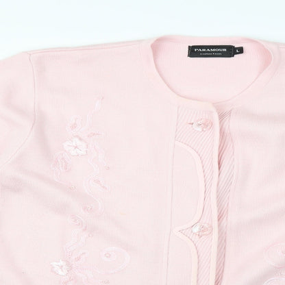 Paramour Womens Pink   Jacket Coat Size L