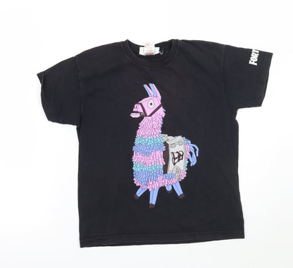 urban rascals Boys Black   Basic T-Shirt Size S  - Fortnite