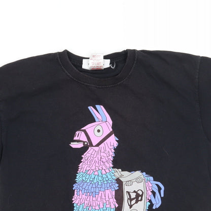 urban rascals Boys Black   Basic T-Shirt Size S  - Fortnite