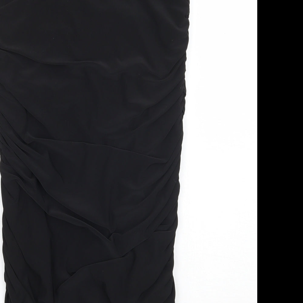 Ayanapa Womens Black Batik  A-Line  Size 14