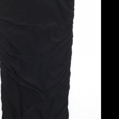 Ayanapa Womens Black Batik  A-Line  Size 14