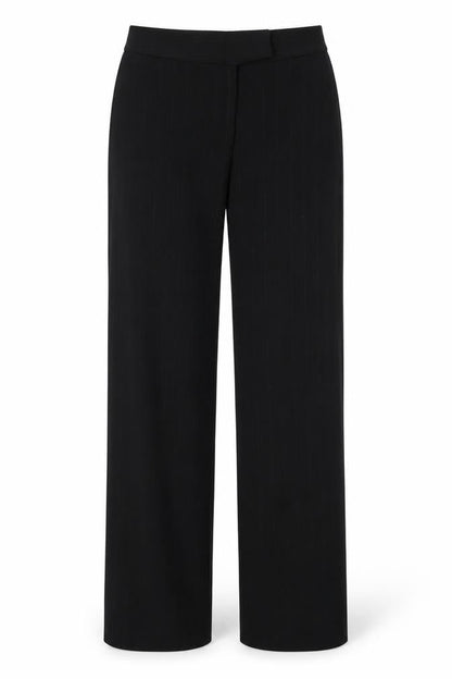 Womens UK Size 10 M&Co Regular Fit  Black Trousers