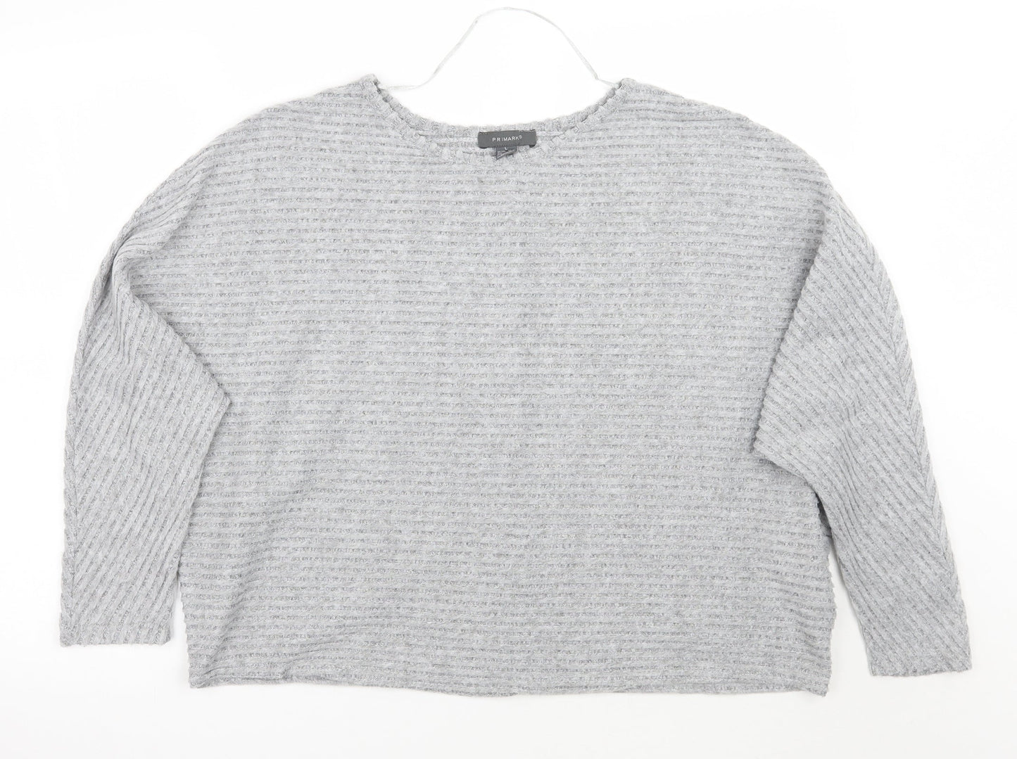 Primark Womens Grey   Pullover Jumper Size 14
