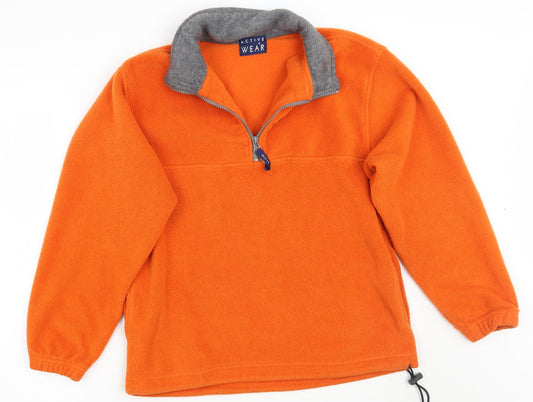 Active Wear Womens Orange   Pullover Jumper Size S