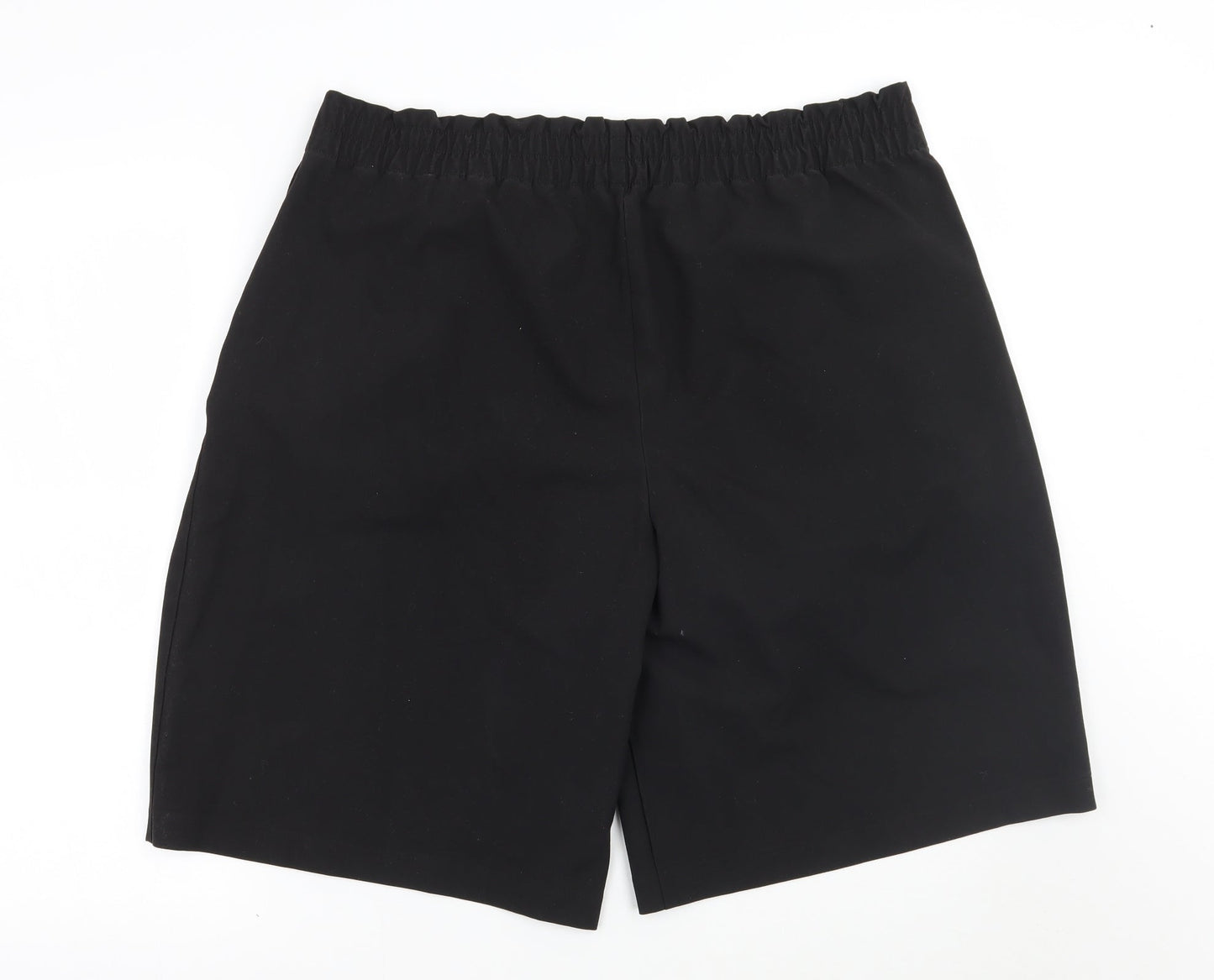 Womens UK Size  Marks and Spencer Regular Fit Cropped Black Trousers