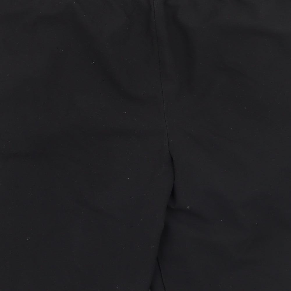 Womens UK Size  Marks and Spencer Regular Fit Cropped Black Trousers