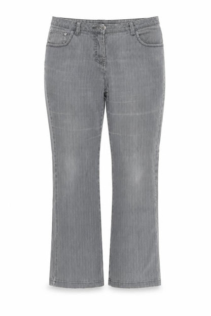 Papaya Womens Grey   Straight Jeans Size 14 L26 in