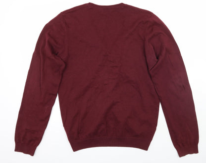 Marks and Spencer Womens Red   Cardigan Jumper   - age 17-18