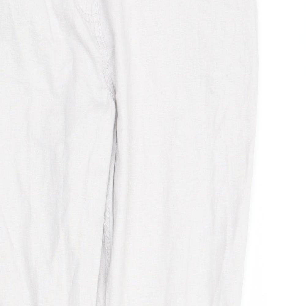 Womens UK Size 10 NEXT Regular Fit  Grey Trousers