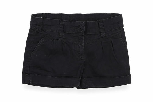 Next Girls Black   Cargo Shorts Size 7 Years