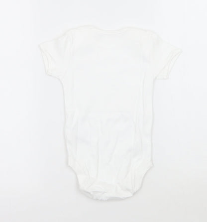 George Baby White   Babygrow One-Piece Size 18 Months