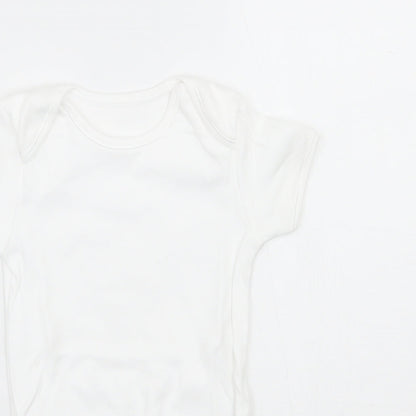 George Baby White   Babygrow One-Piece Size 18 Months