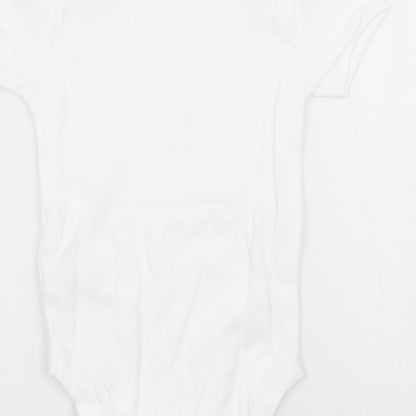 George Baby White   Babygrow One-Piece Size 18 Months