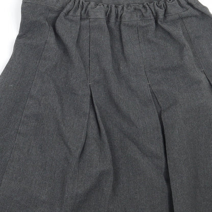 Marks and Spencer Girls Grey   A-Line Skirt Size 8-9 Years