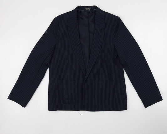 Topshop Womens Blue   Jacket Suit Jacket Size 12