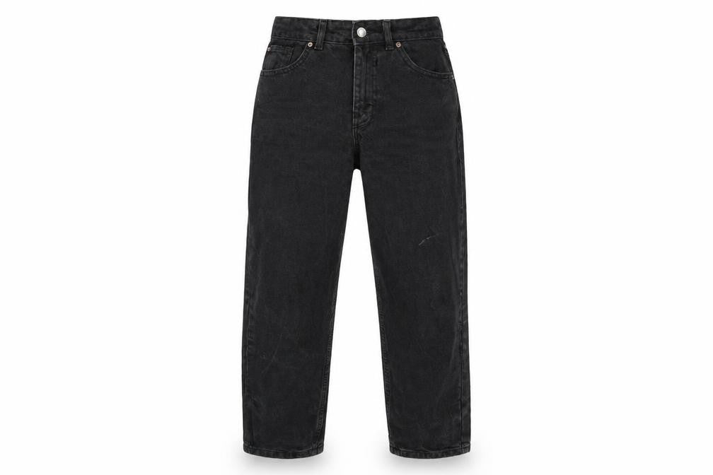 Womens UK Size 10 Denim & Co. Regular Fit Mom Black Jeans