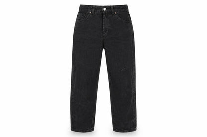 Womens UK Size 10 Denim & Co. Regular Fit Mom Black Jeans
