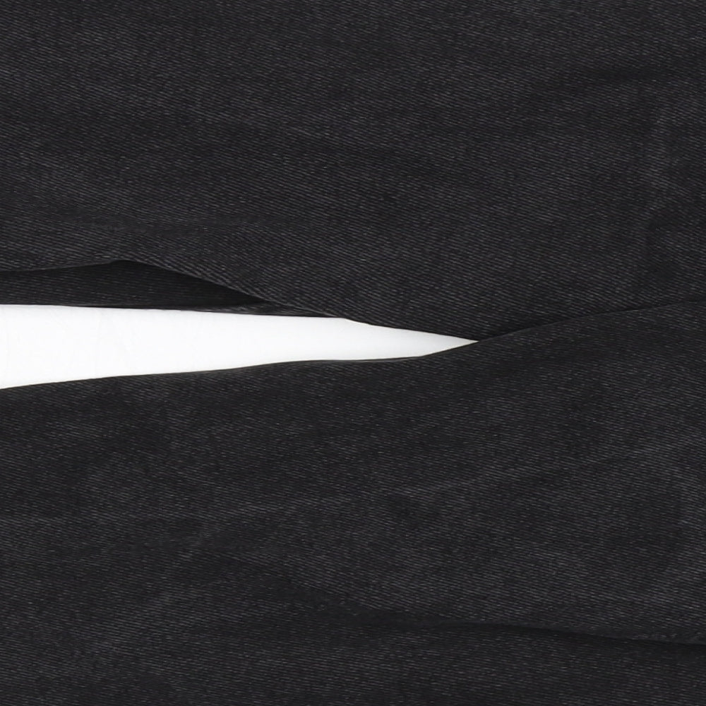 Denim & Co. Womens Black   Mom Jeans Size 10 L26 in