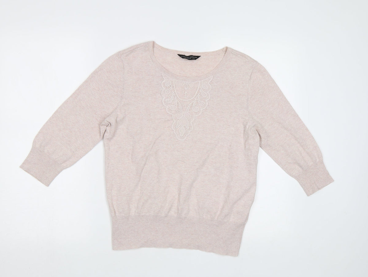 Womens UK Size 14 Dorothy Perkins Pink Pullover Jumper