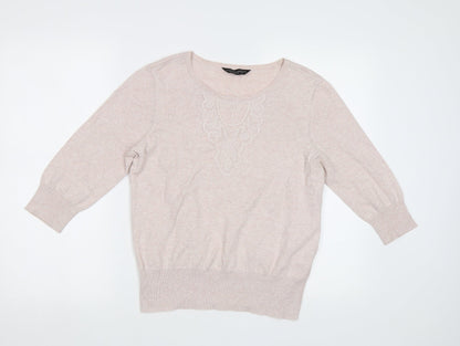 Womens UK Size 14 Dorothy Perkins Pink Pullover Jumper