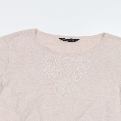 Womens UK Size 14 Dorothy Perkins Pink Pullover Jumper