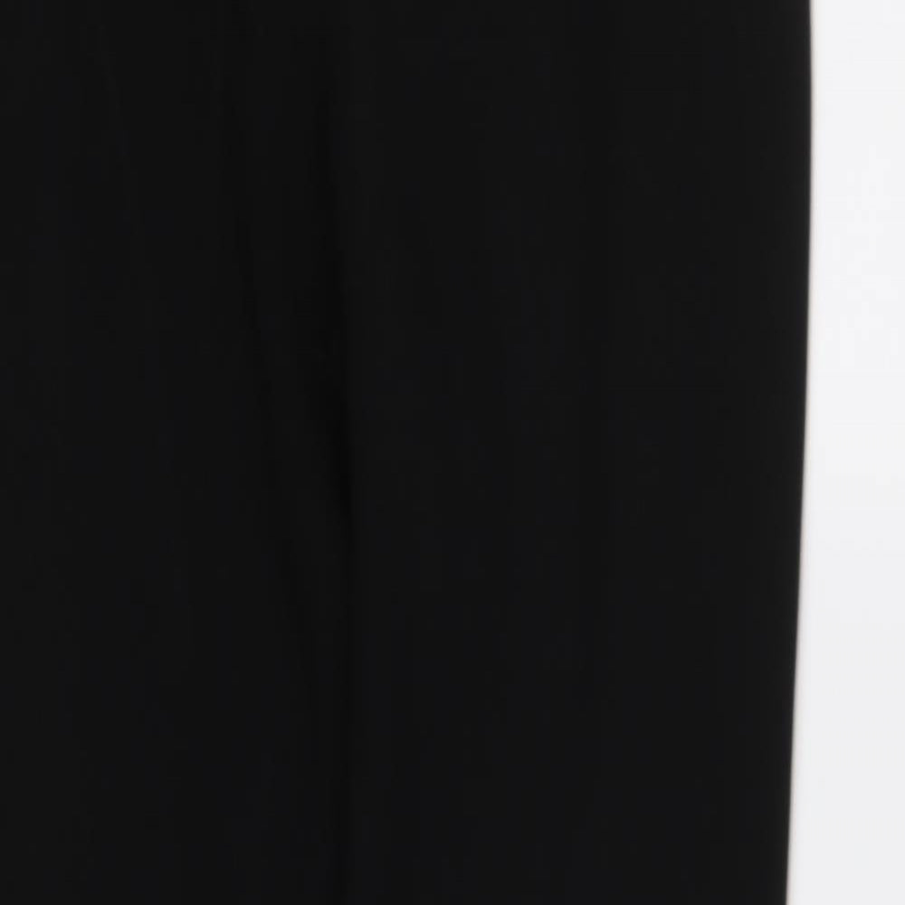 Womens UK Size 12 M&S Regular Fit Dress Pants Black Trousers