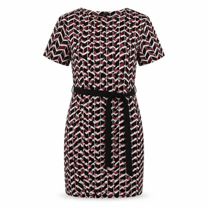 New Look Womens Red Geometric  Pencil Dress  Size 10