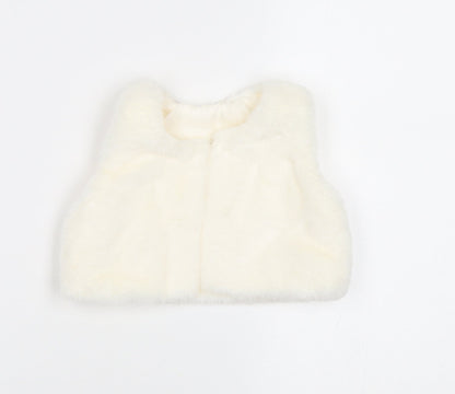 Matalan Baby Ivory   Gilet Waistcoat Size 12-18 Months