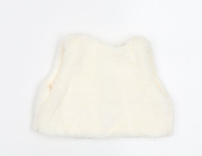 Matalan Baby Ivory   Gilet Waistcoat Size 12-18 Months