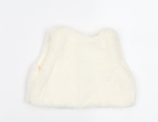 Matalan Baby Ivory   Gilet Waistcoat Size 12-18 Months