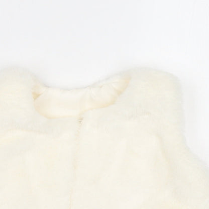 Matalan Baby Ivory   Gilet Waistcoat Size 12-18 Months