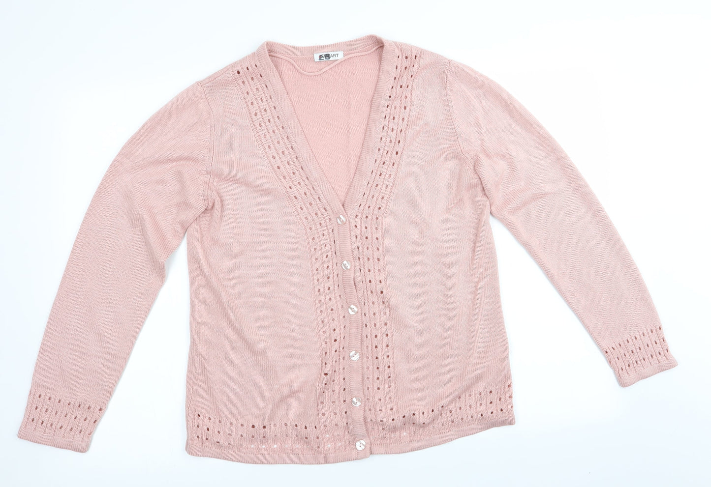 Damart Womens Pink   Cardigan Jumper