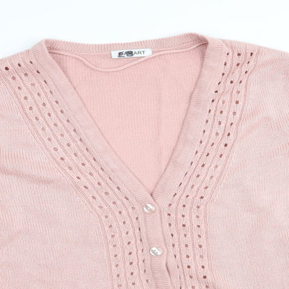 Damart Womens Pink   Cardigan Jumper