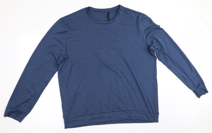 SheIn Mens Blue Animal Print  Pullover Jumper Size 2XL  - Tiger