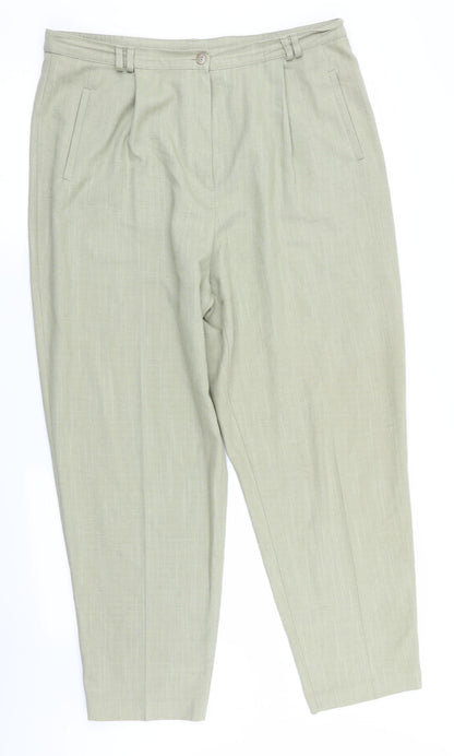 Bertertex Womens Green   Trousers  Size 18 L28 in - Side Elastication