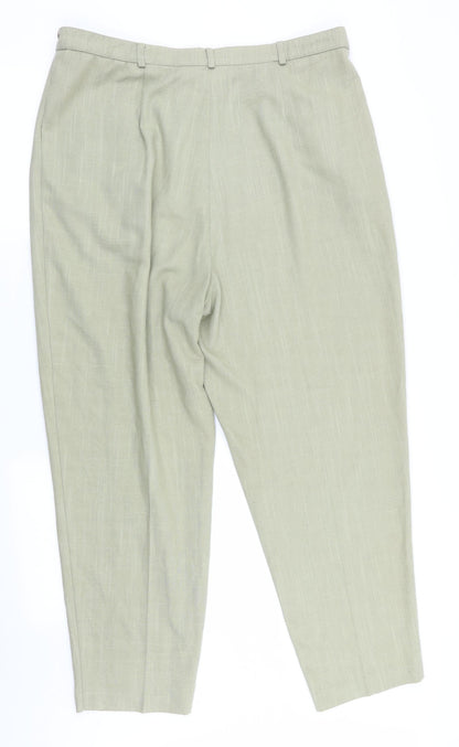 Bertertex Womens Green   Trousers  Size 18 L28 in - Side Elastication