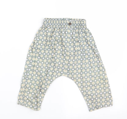 Happyology Girls Green Floral  Cargo Trousers