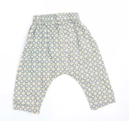 Happyology Girls Green Floral  Cargo Trousers